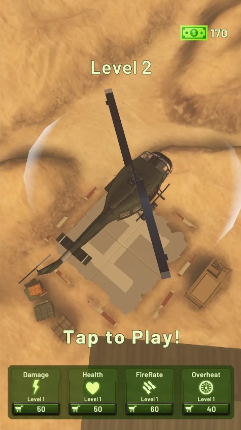 直升机打击沙漠战争游戏截图1