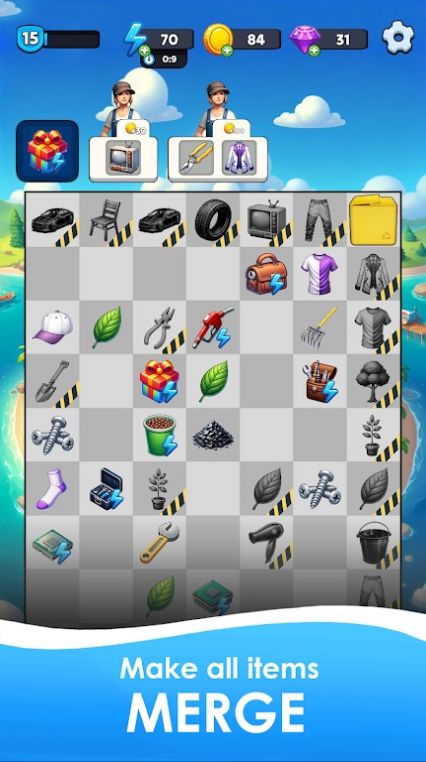 岛屿合并城镇建造者游戏截图1