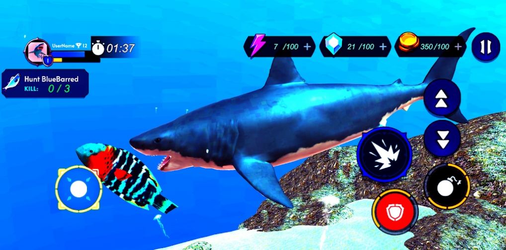 鲨鱼猎人模拟器游戏截图1